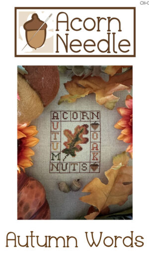 Autumn Words Cross Stitch Pattern