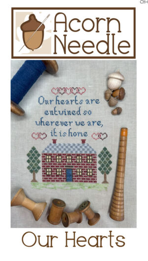 Our hearts cross stitch pattern