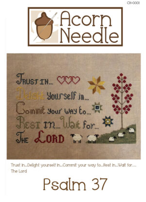 Psalm 37 cross stitch pattern